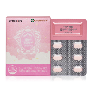 [닥터닥터스] 행복한 활성엽산 (500 mg x 60정) / 엽산,비타민B6.B12,아연 함유